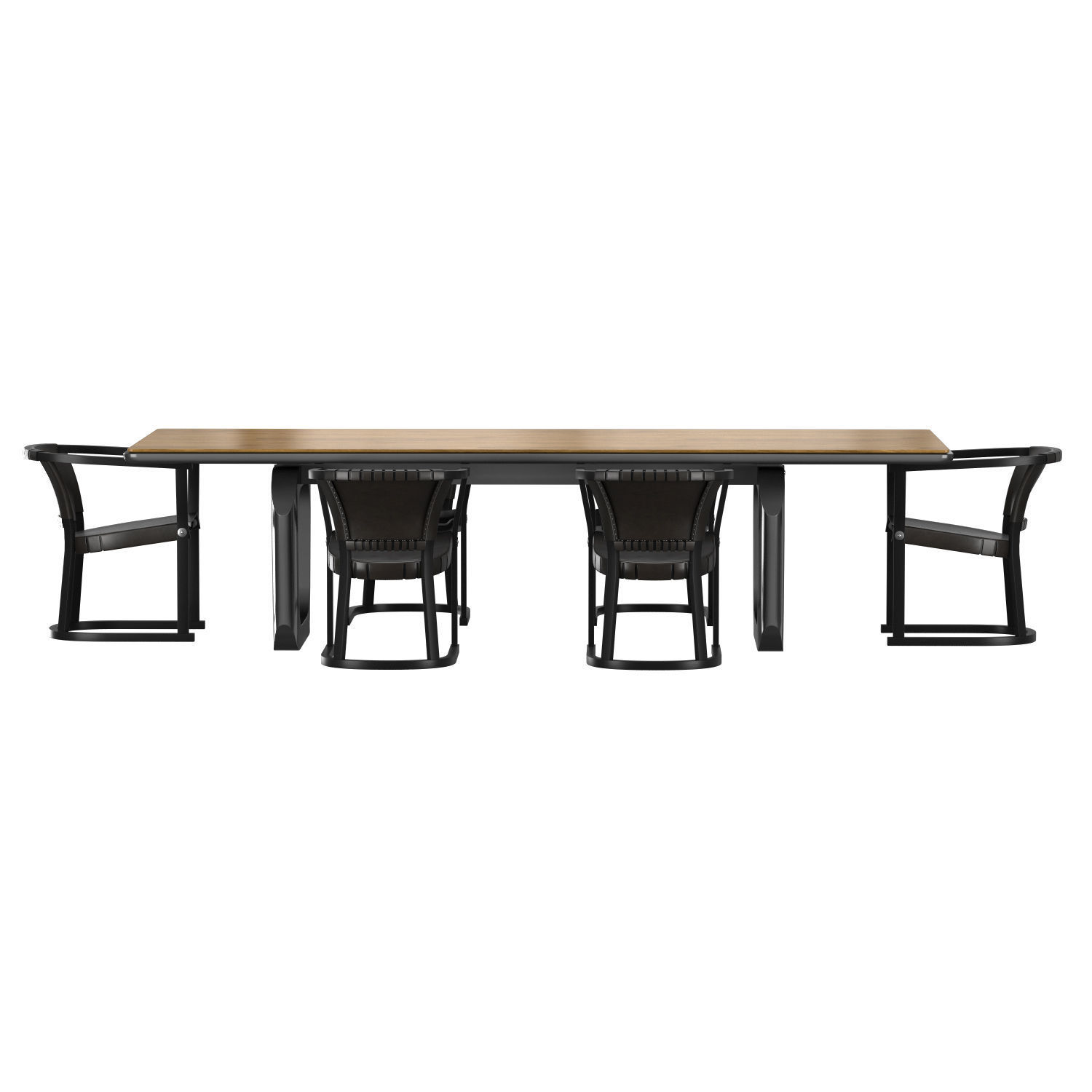 Mesa de comedor 4221 and Chair T13 Set-1 3D model_8