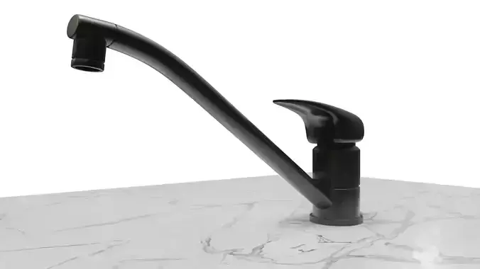High-quality Kitchen tap mixer faucet 1 Free low-poly 3D model