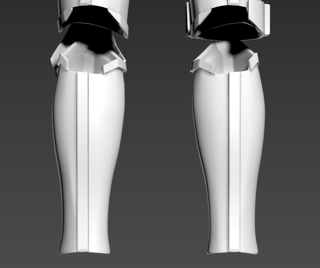 Star Wars Rogue One TK First Imperial Stormtrooper shin Armor 3D print model_4