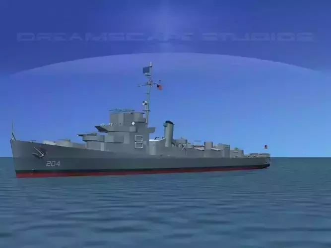 Destroyer Escort DE-204 USS Jordan