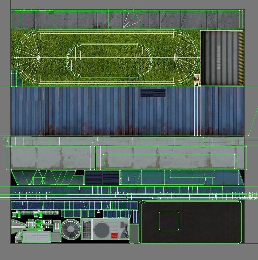 Gas Station pack - low poly Low-poly 3D model_29