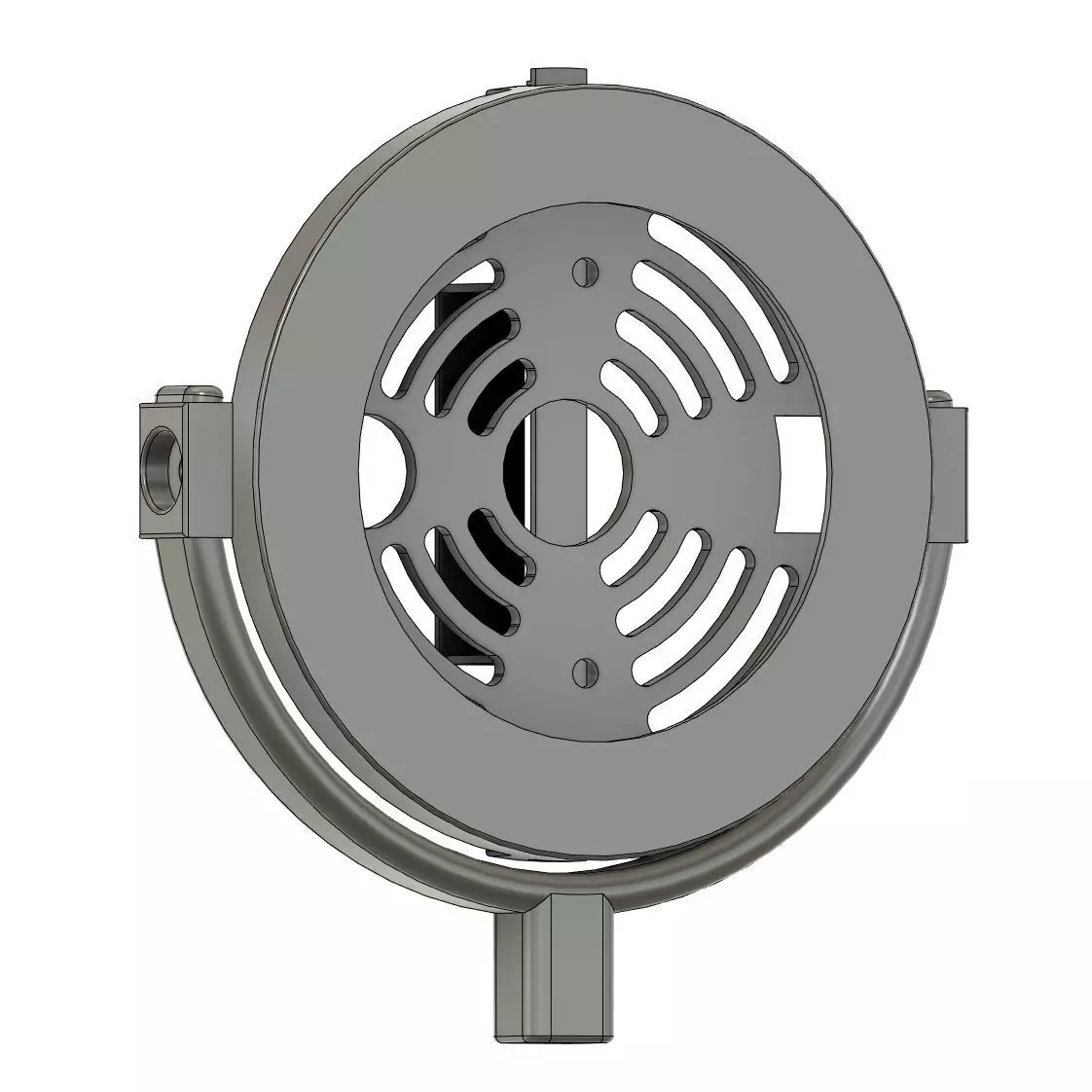 Custom Streaming Light Enclosure and Stand 3D print model