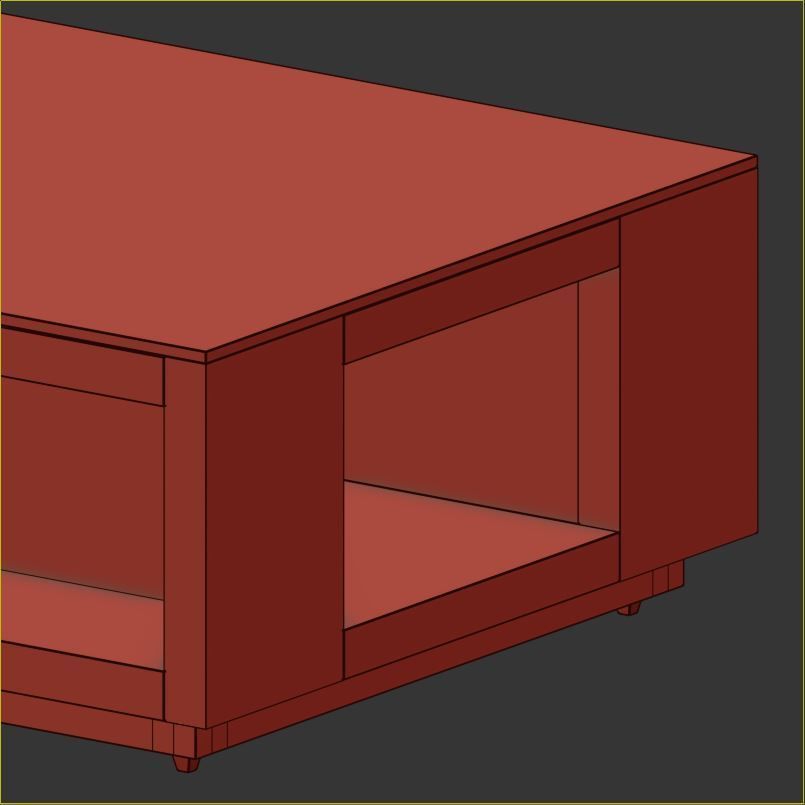 SUSPEND II MARBLE AND WOOD COFFEE TABLE 3D model_1