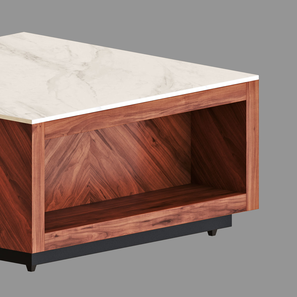 SUSPEND II MARBLE AND WOOD COFFEE TABLE 3D model_2