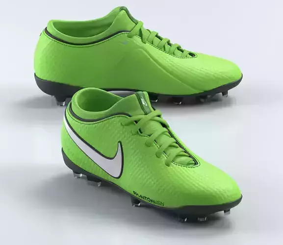 Green Football Boots 3D model