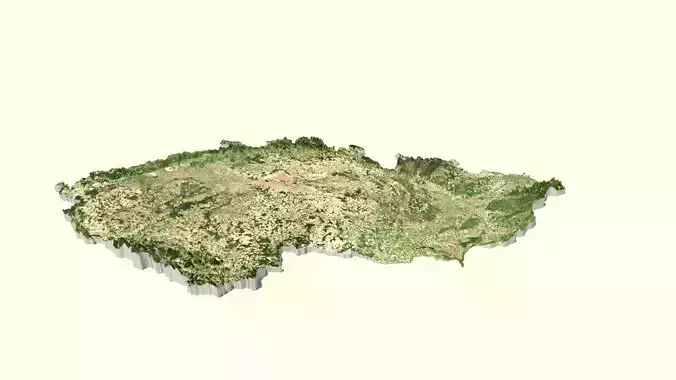 Czech  Terrian Terrian Topography Digital Elevation SKP MAX