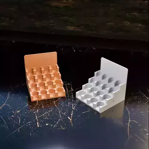 026MT LA Unit 16x PAINT RACK FOR POPULAR MODEL PAINTS