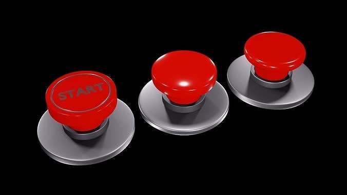 Start button 1 3D model