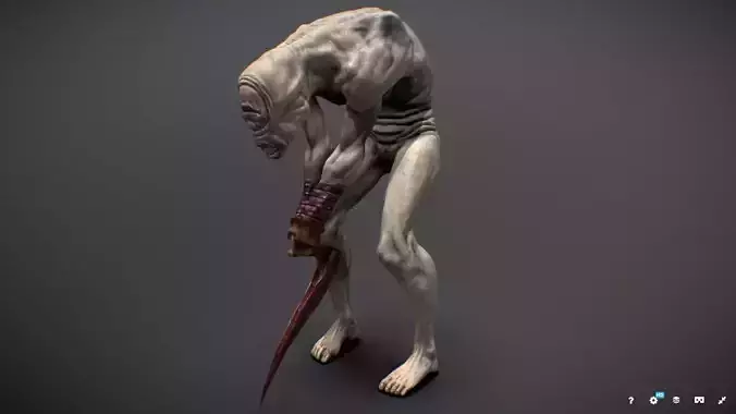 Monster Bladez Low-poly 3D model