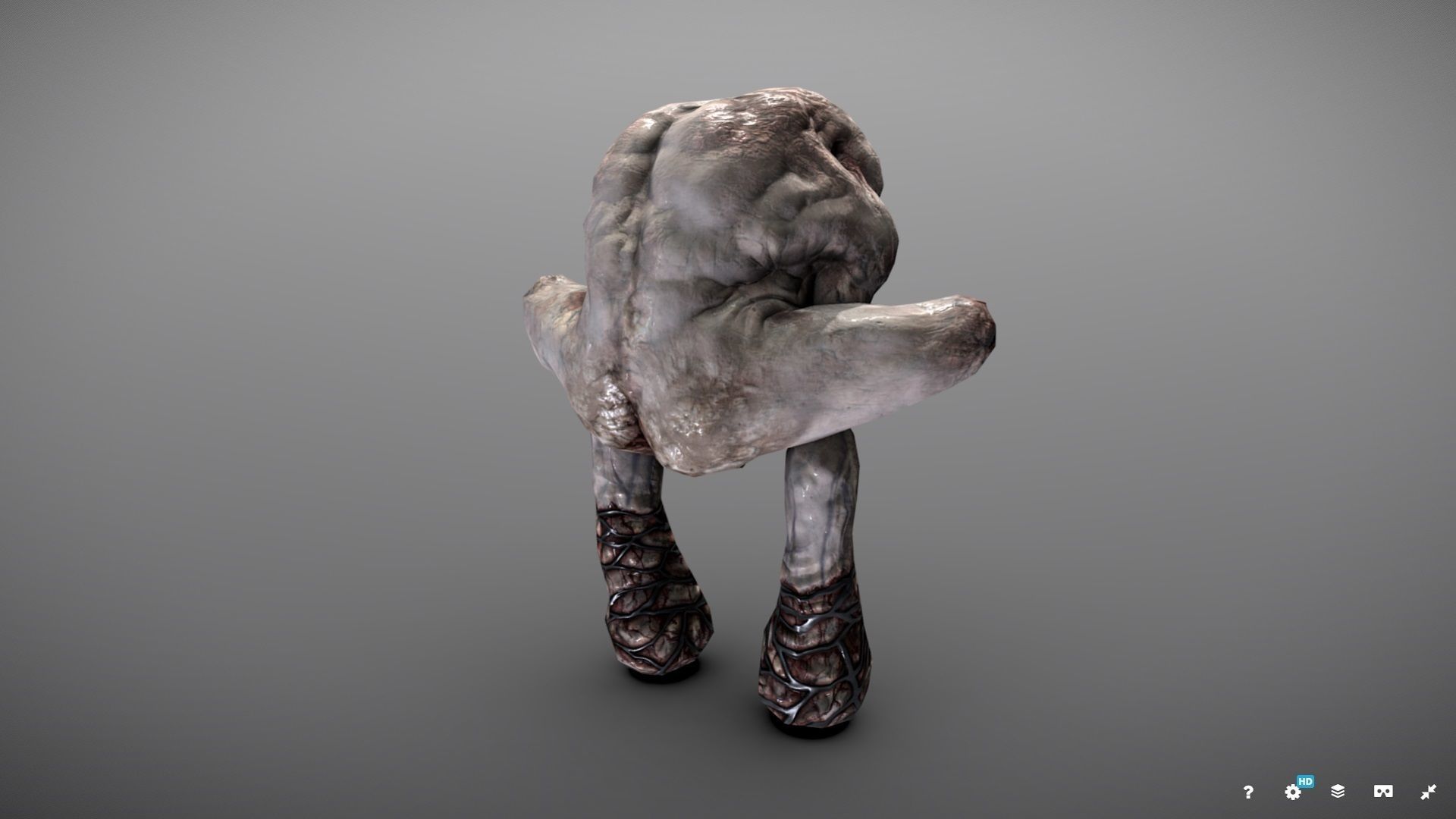 Monster Furunkul Low-poly 3D model_1