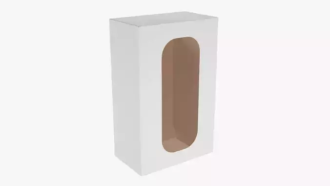 Cardboard box with display window 02