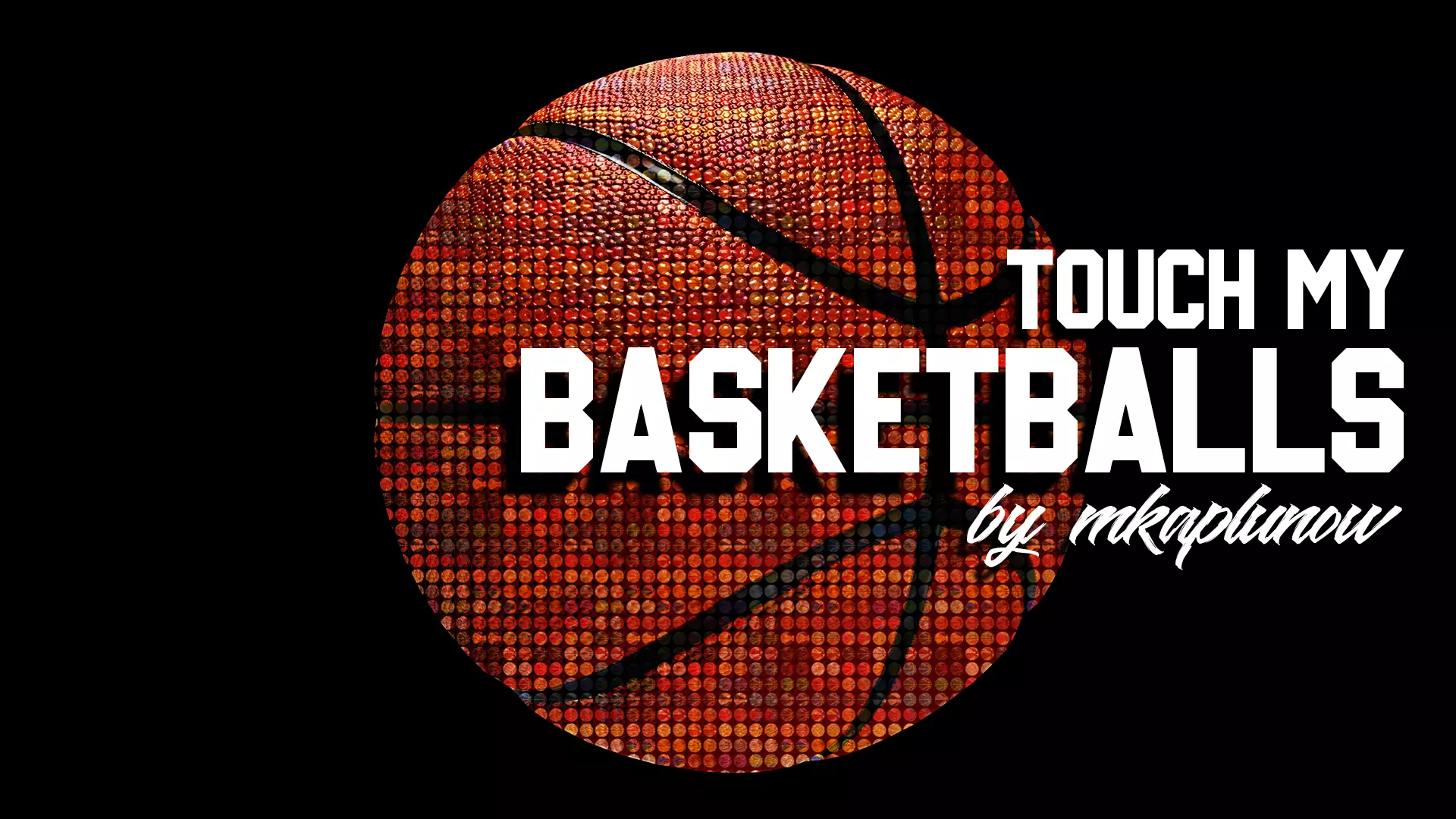 TOUCH MY BASKETBALLS 100 ball game assets pack by mkaplunow Low-poly 3D model_0