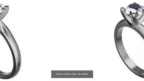 classic solitare ring