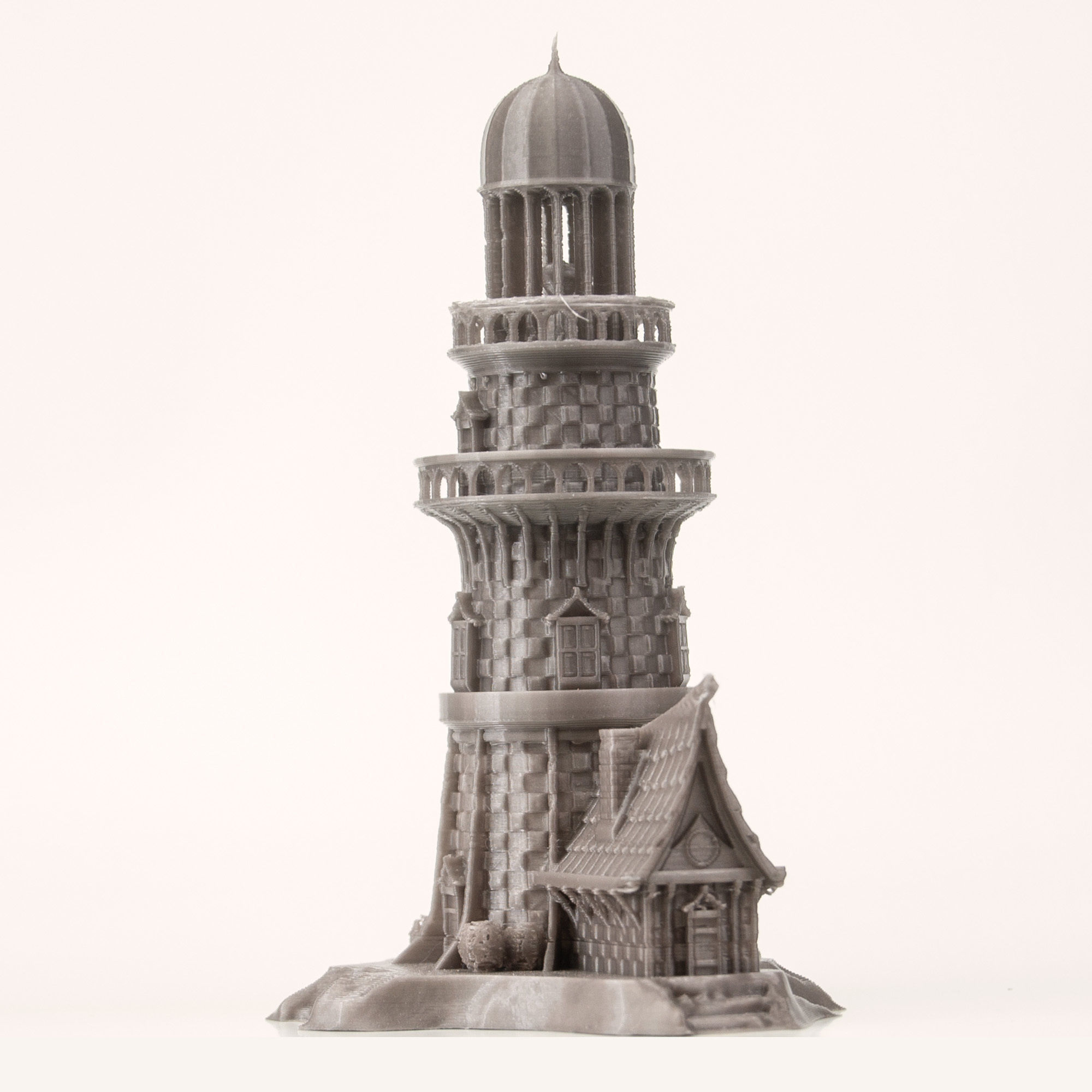 MEDIEVAL LIGHTHOUSE 3D print model_2