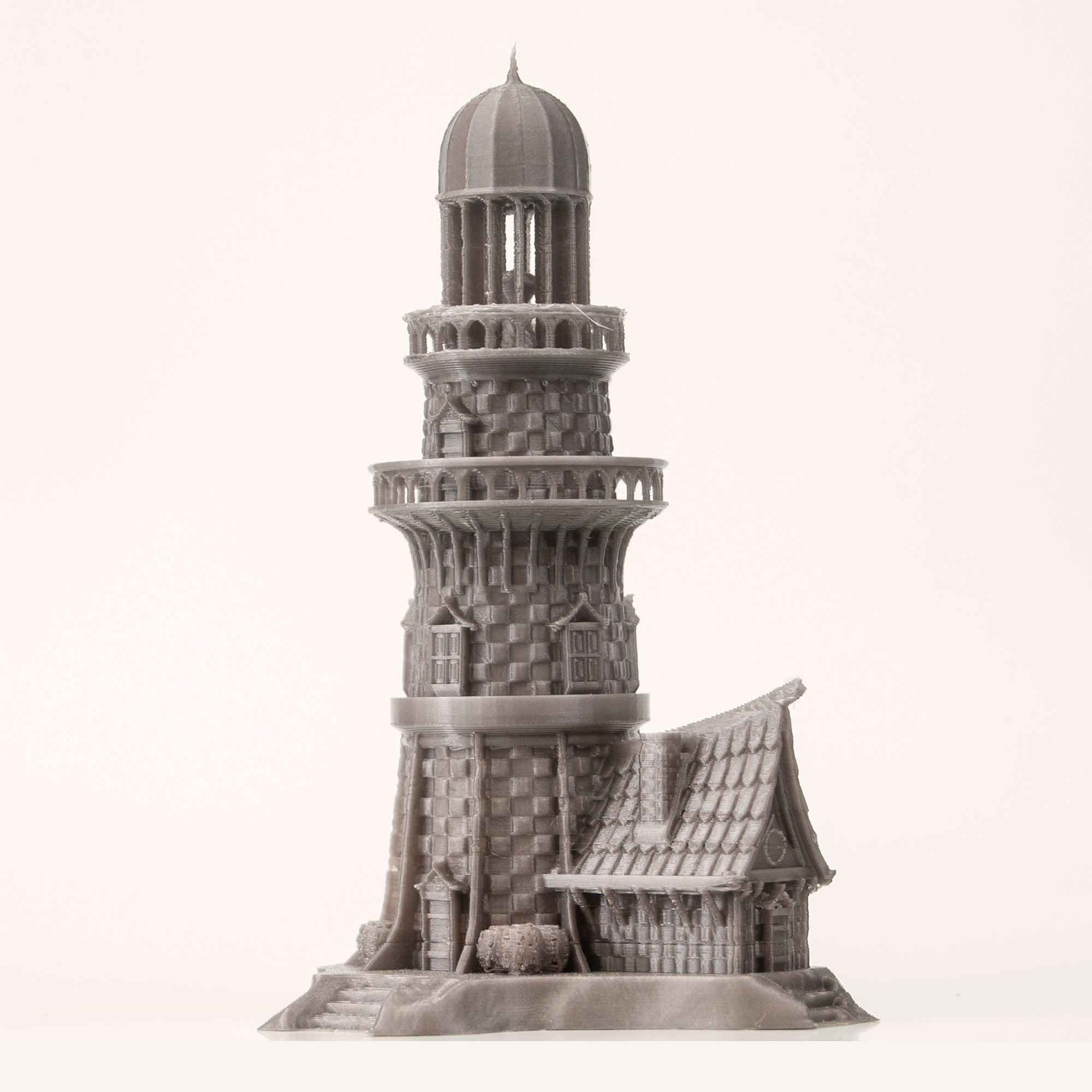MEDIEVAL LIGHTHOUSE 3D print model_1