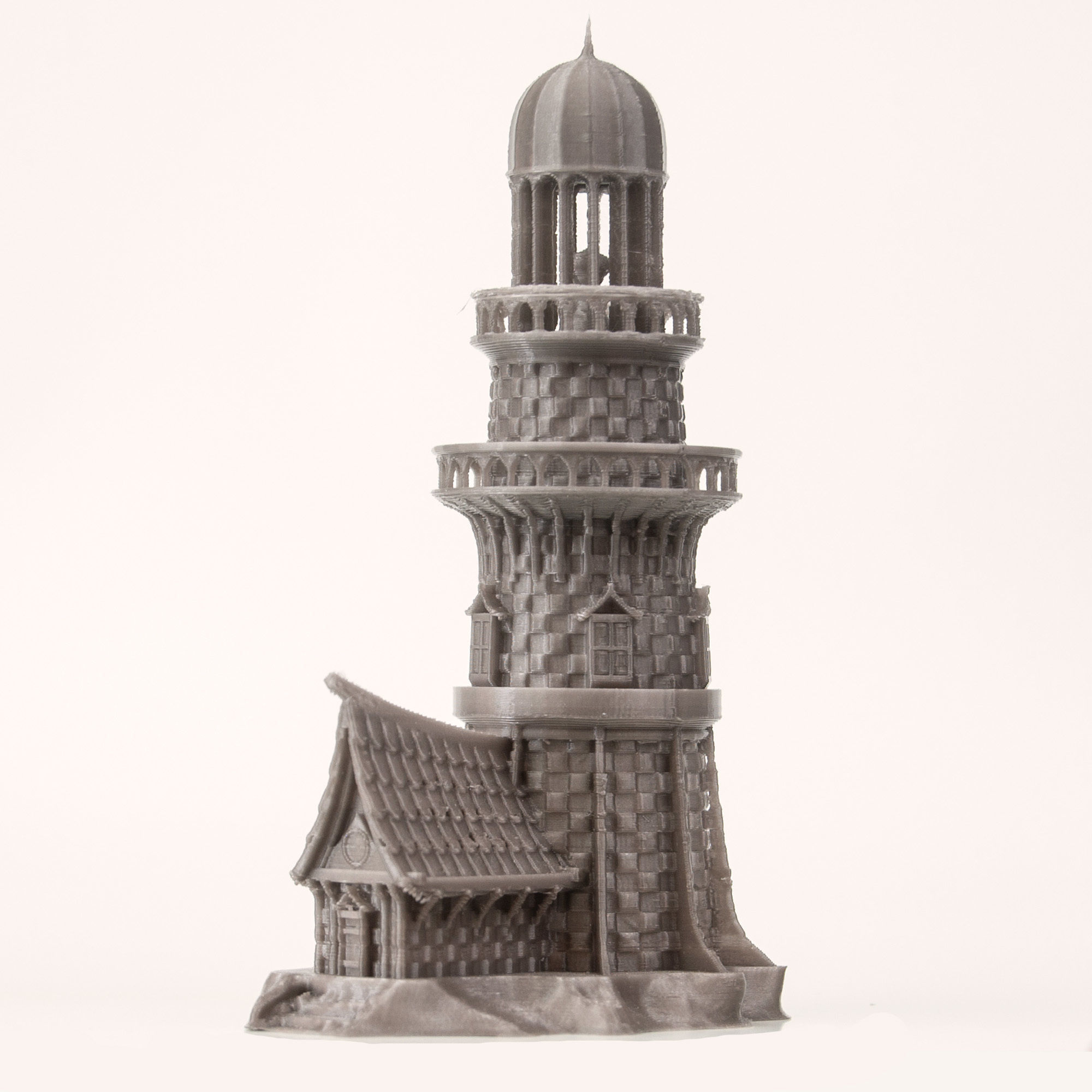 MEDIEVAL LIGHTHOUSE 3D print model_4
