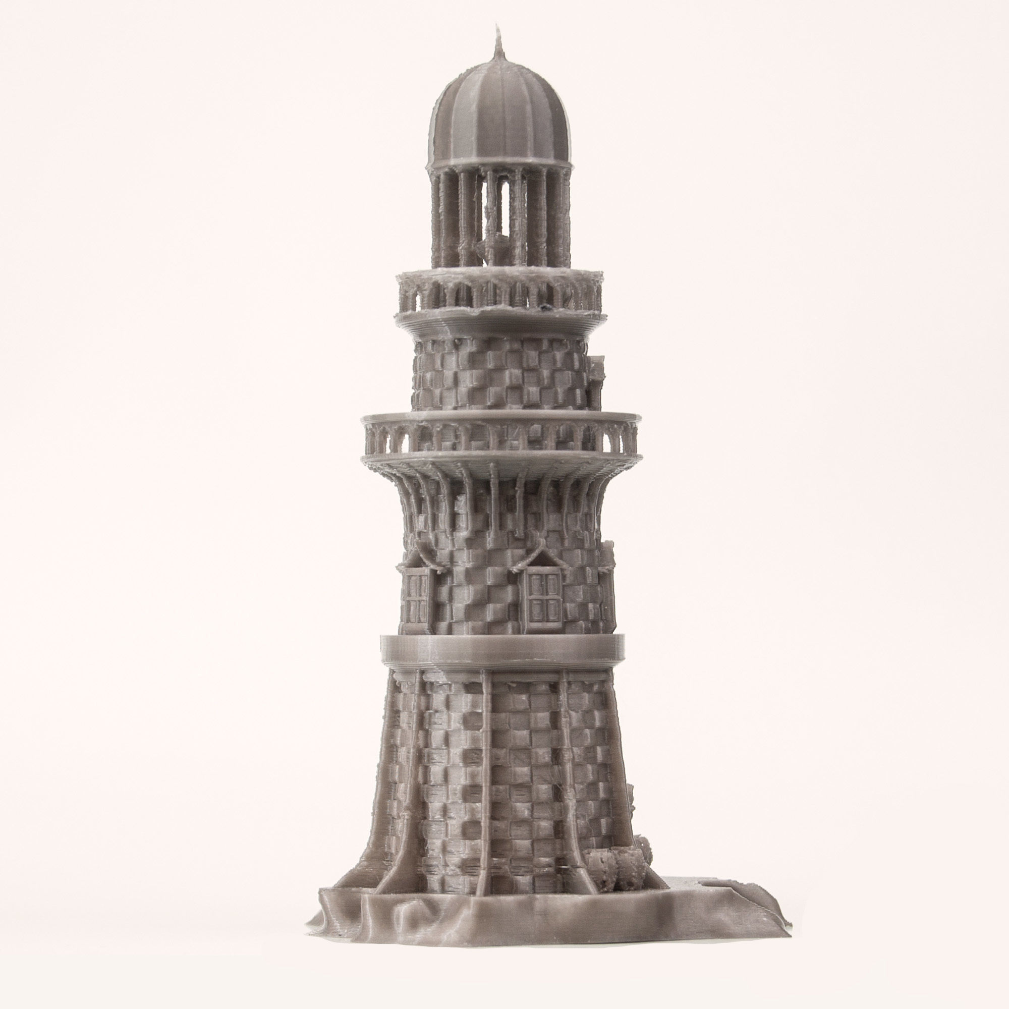 MEDIEVAL LIGHTHOUSE 3D print model_7