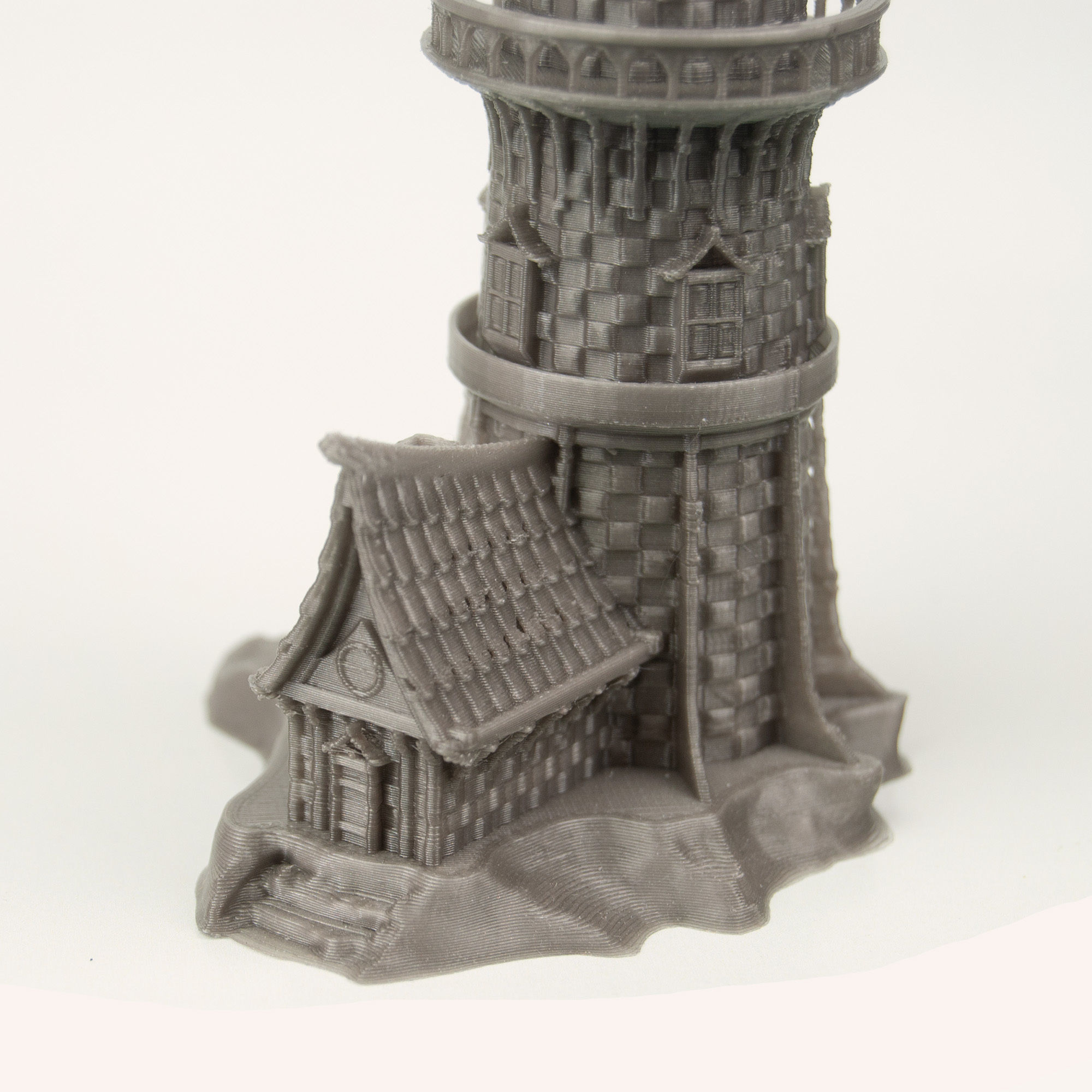 MEDIEVAL LIGHTHOUSE 3D print model_9