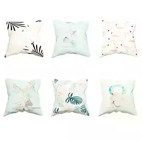 pillows pillow with palm tree