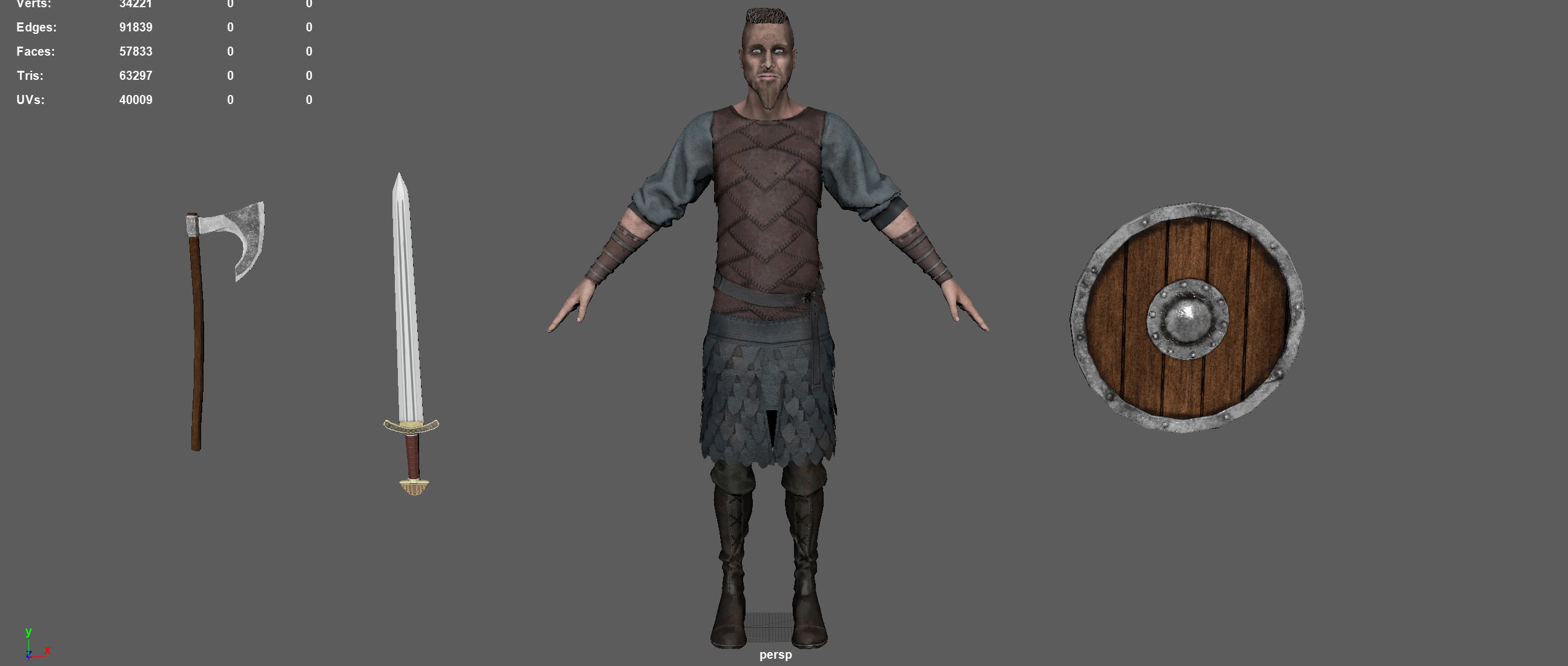 VIKING sword 3D model_14