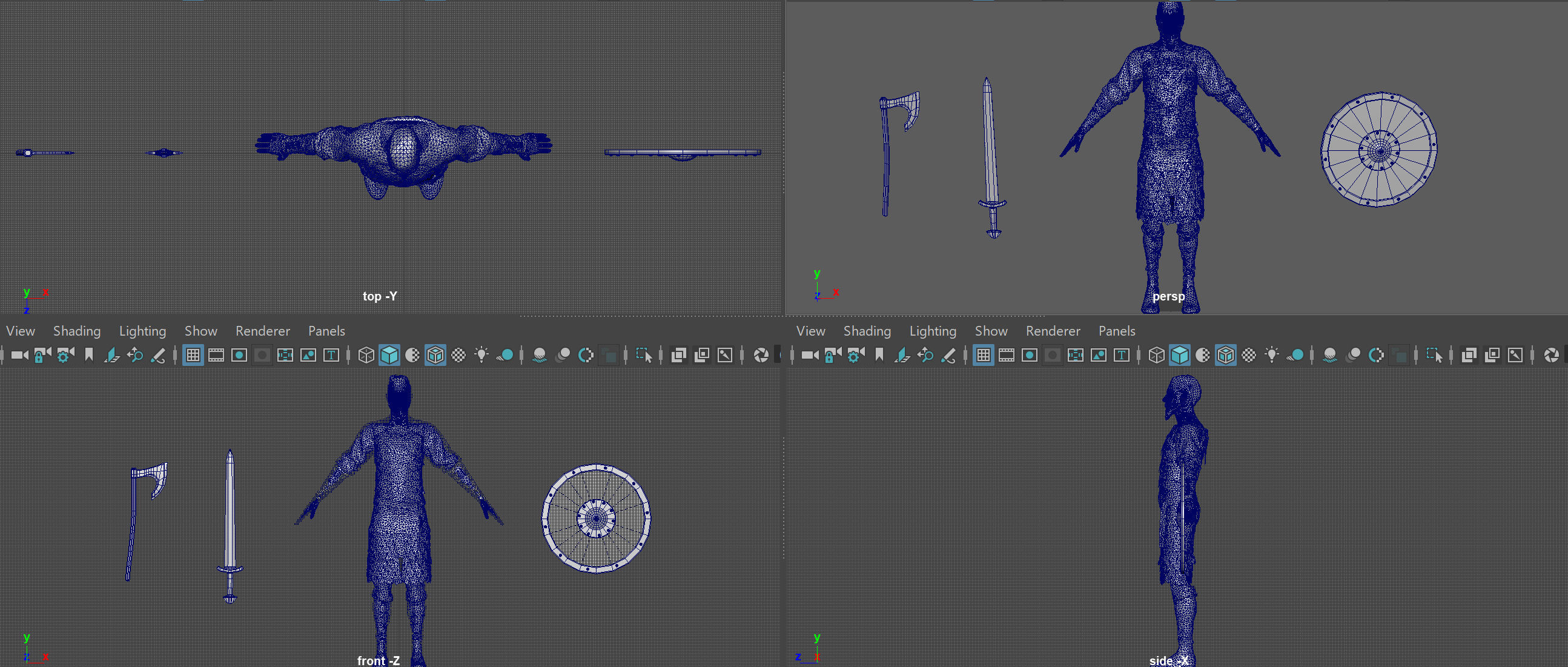 VIKING sword 3D model_9