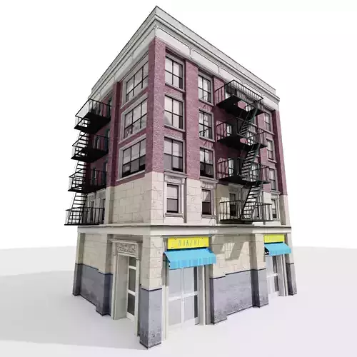 Nyc Building 13 Low-poly 3D model