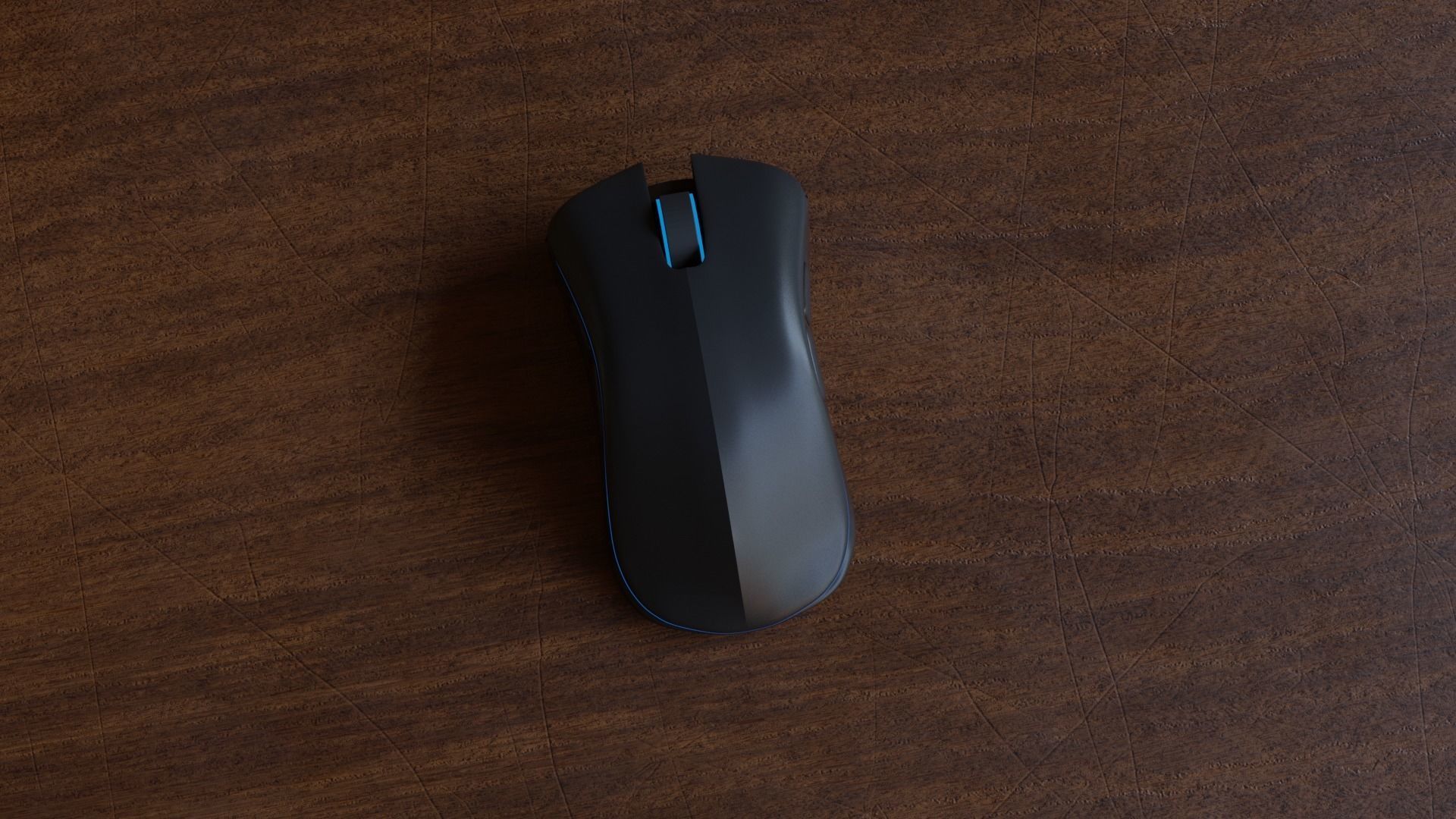 Computer Mouse - Low Detail Free 3D model_1