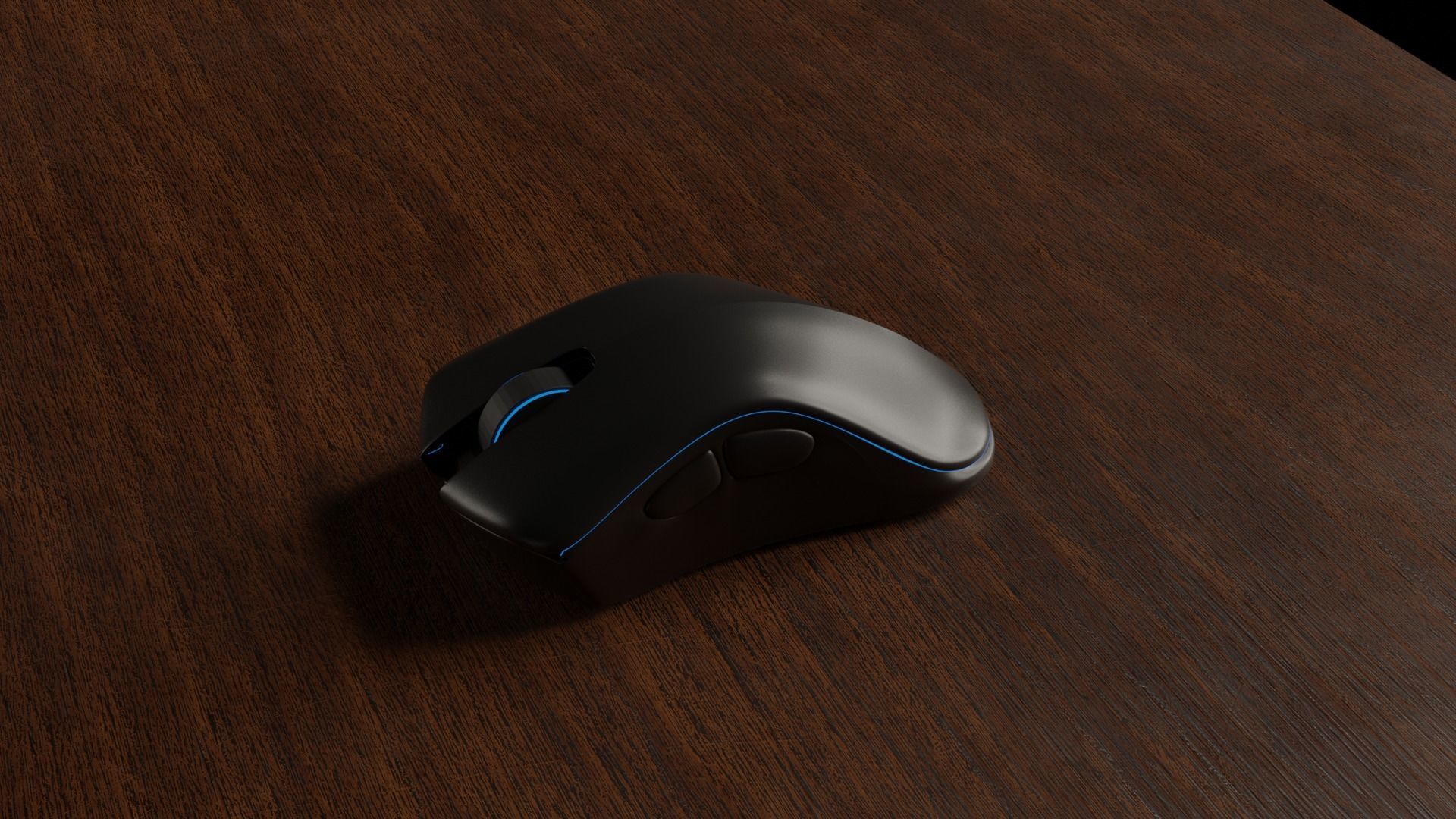 Computer Mouse - Low Detail Free 3D model_2