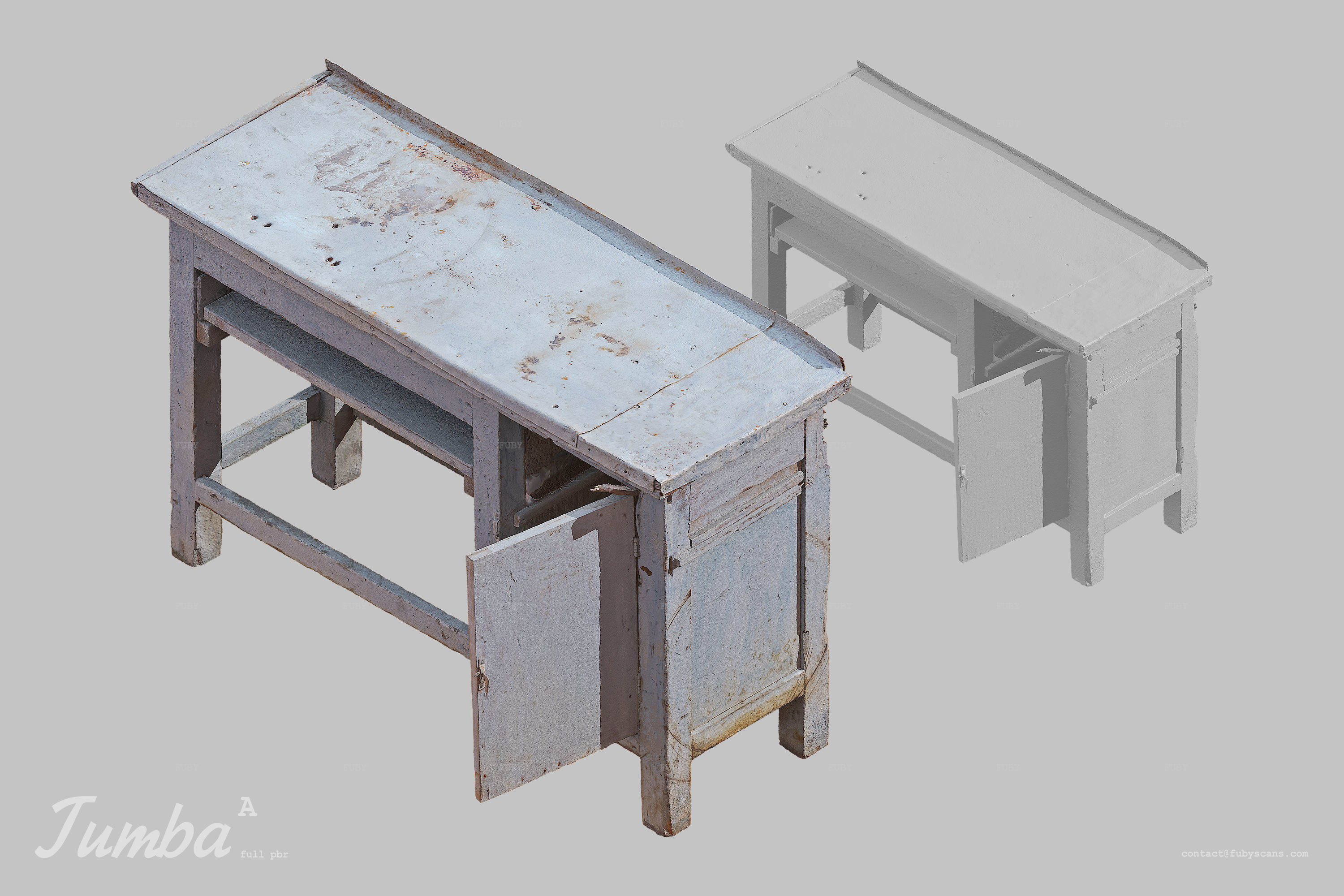 Tumba A Cabinet Scan 3D model_1