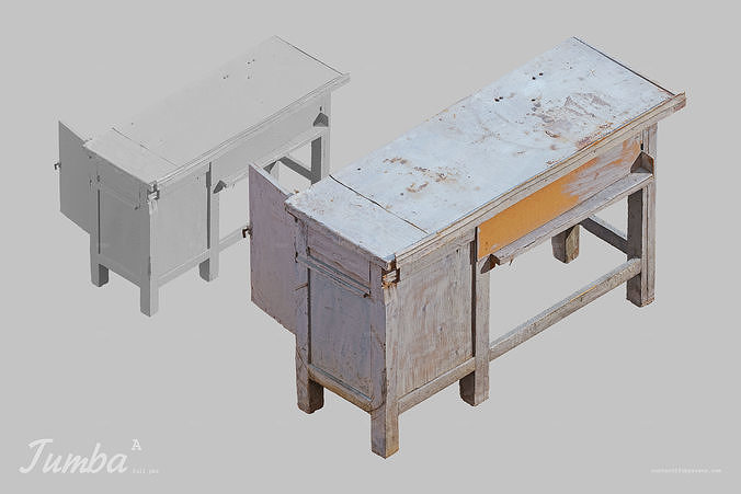 Tumba A Cabinet Scan 3D model