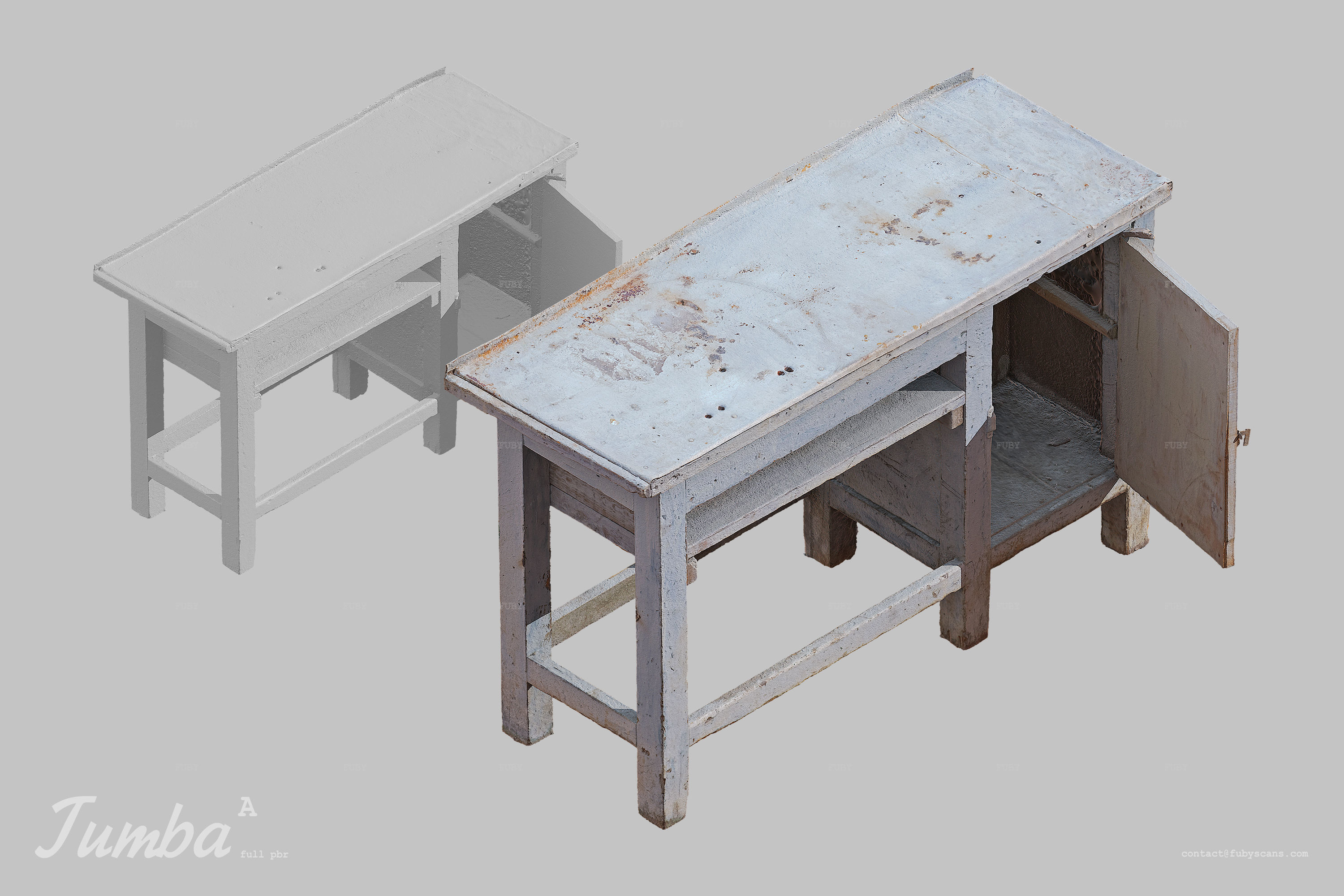 Tumba A Cabinet Scan 3D model_2