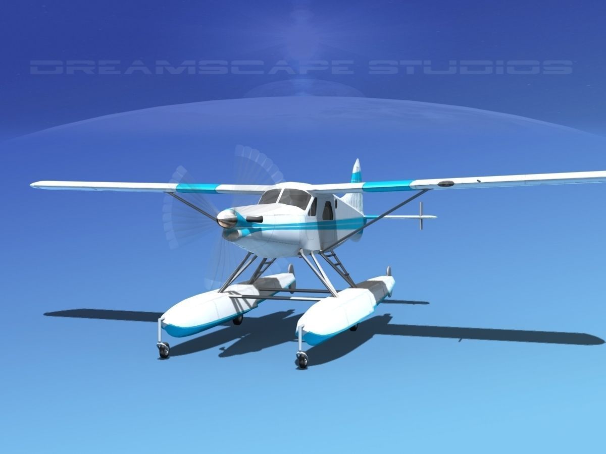 Dehavilland DHC-2 Turbo Beaver V01 3D model_1
