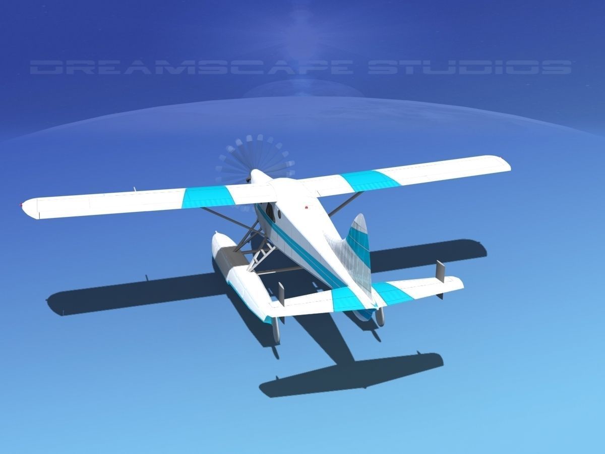 Dehavilland DHC-2 Turbo Beaver V01 3D model_7