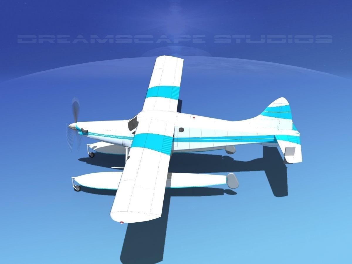 Dehavilland DHC-2 Turbo Beaver V01 3D model_9