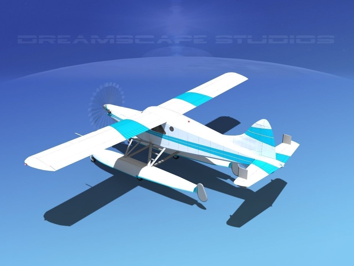 Dehavilland DHC-2 Turbo Beaver V01 3D model_8