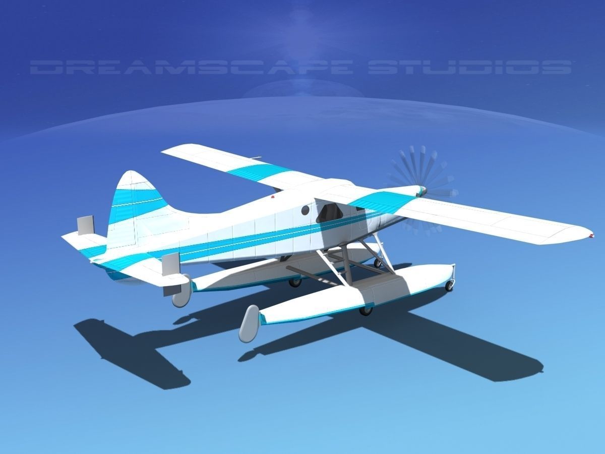 Dehavilland DHC-2 Turbo Beaver V01 3D model_5