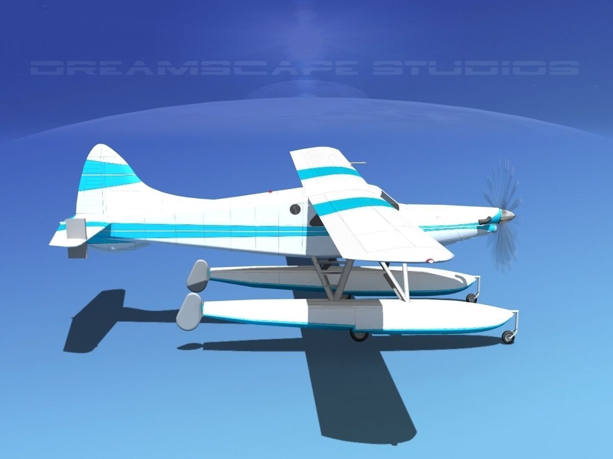 Dehavilland DHC-2 Turbo Beaver V01 3D model_4