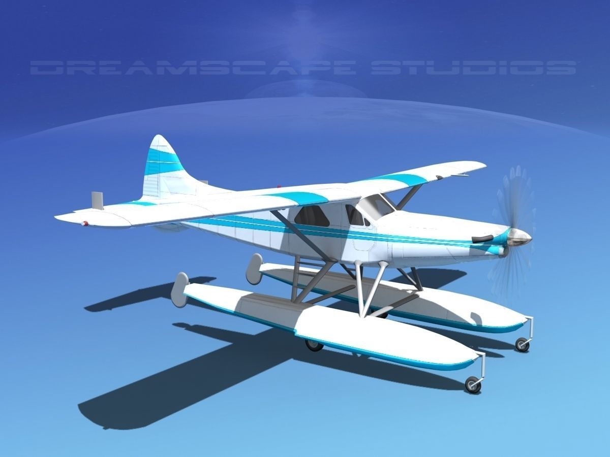 Dehavilland DHC-2 Turbo Beaver V01 3D model_3