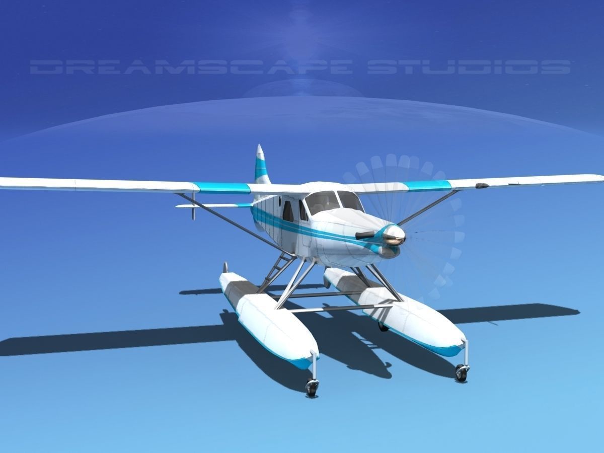 Dehavilland DHC-2 Turbo Beaver V01 3D model_2