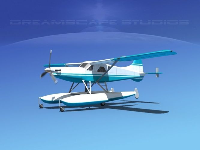 DeHavilland DHC-2 Turbo Beaver V02 3D model