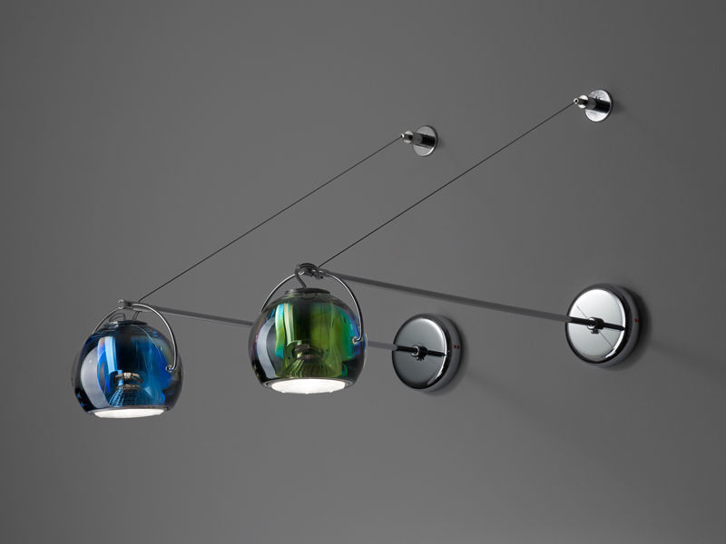 BELUGA three light fixtures hanging on wall 3D model_2