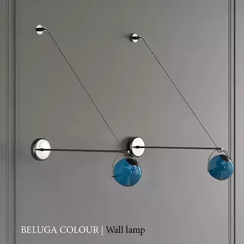 BELUGA three light fixtures hanging on wall 3D model