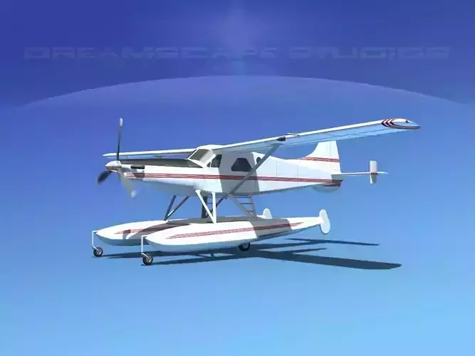 DeHavilland DHC-2 Turbo Beaver V03 3D model