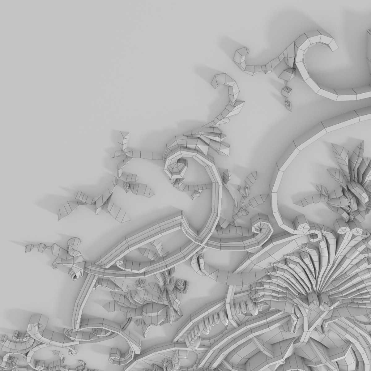 Auberlet Laurent Louis XV ceiling rosette 3D model_8