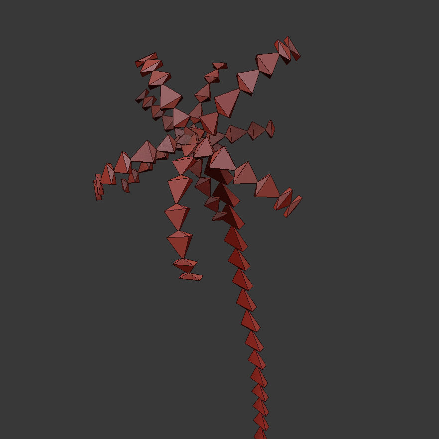 Hypericum Kazdagensis  3D model_4