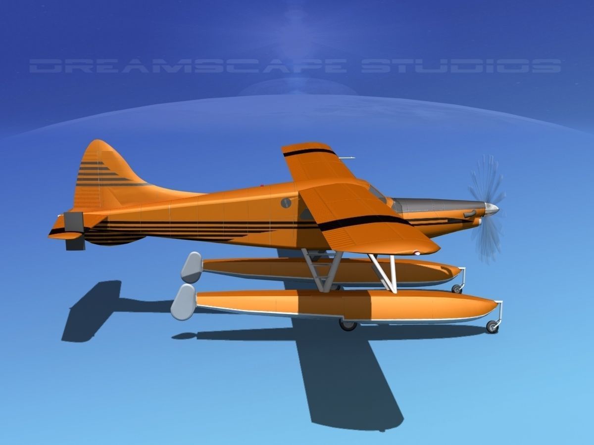 DeHavilland DHC-2 Turbo Beaver V05 3D model_4