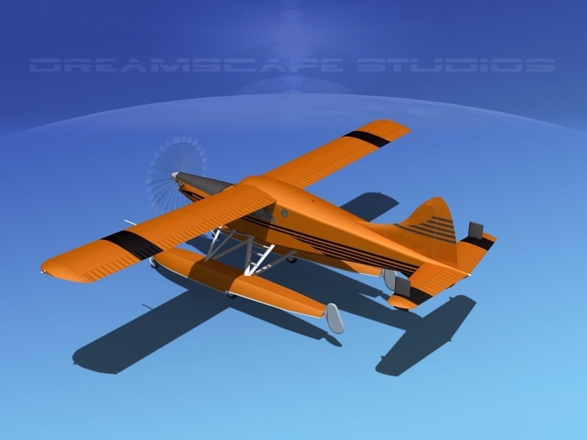 DeHavilland DHC-2 Turbo Beaver V05 3D model_8