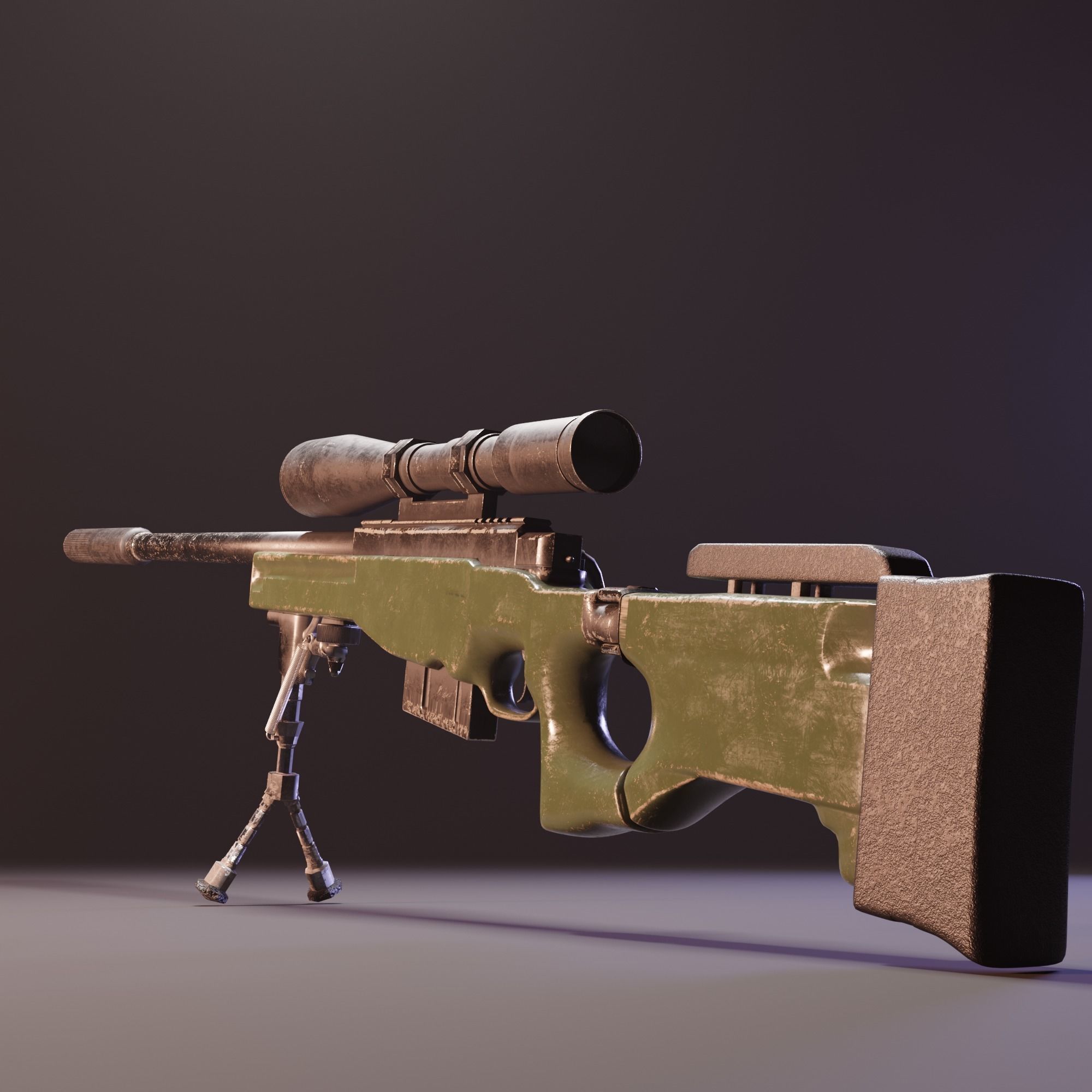 AWM - Arctic Warfare Magnum 3D model_1
