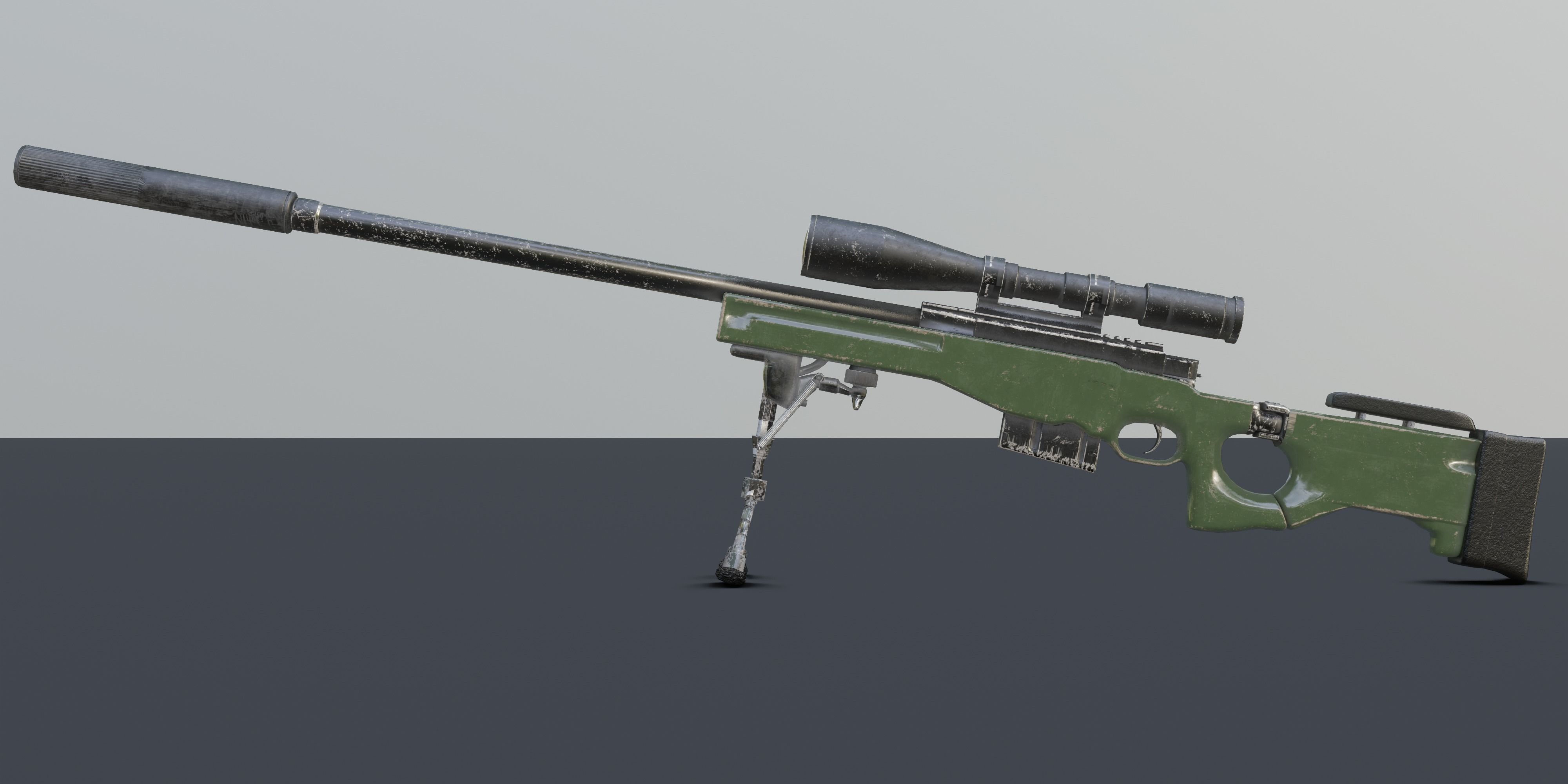 AWM - Arctic Warfare Magnum 3D model_2