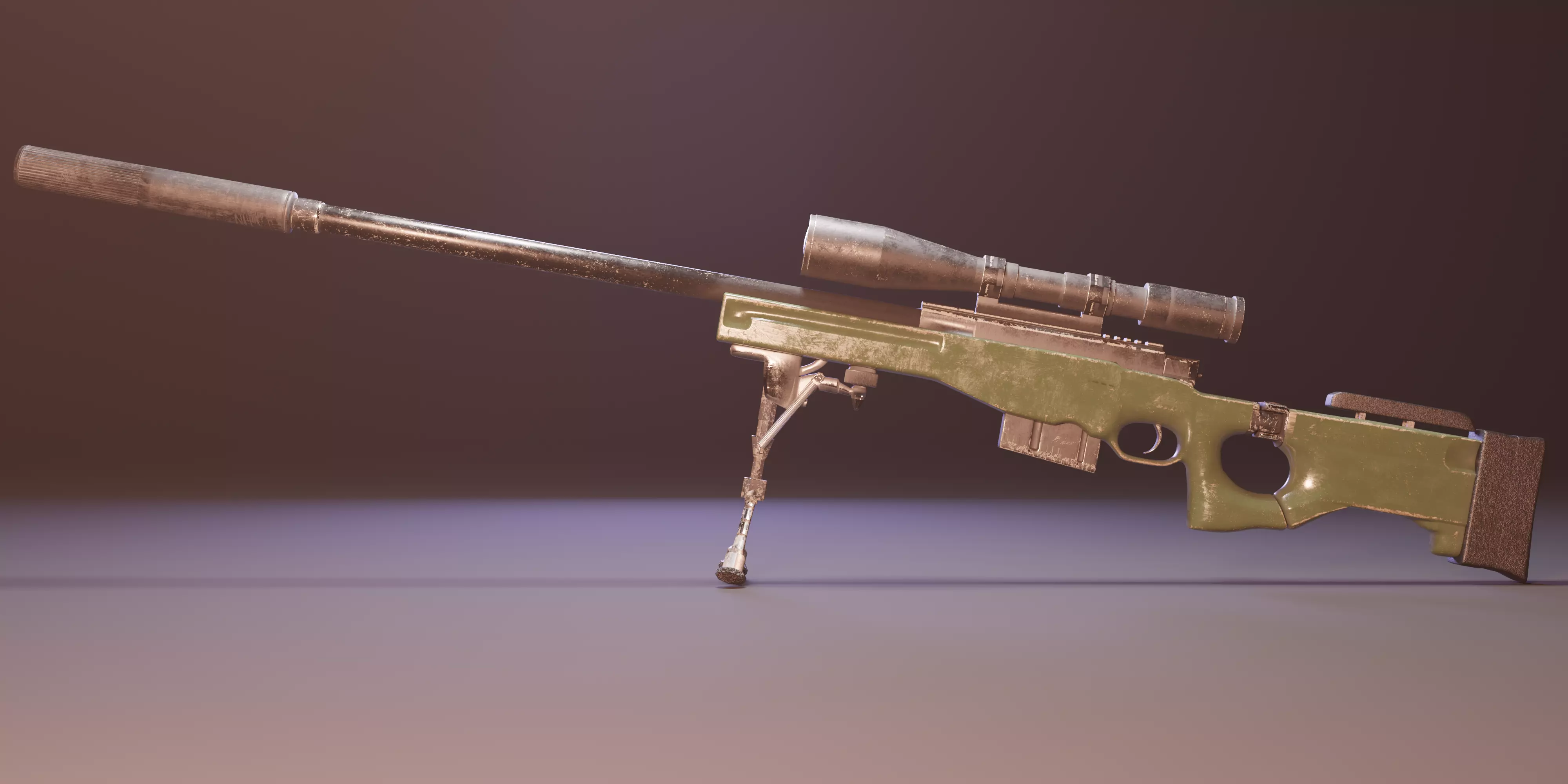 AWM - Arctic Warfare Magnum 3D model_0